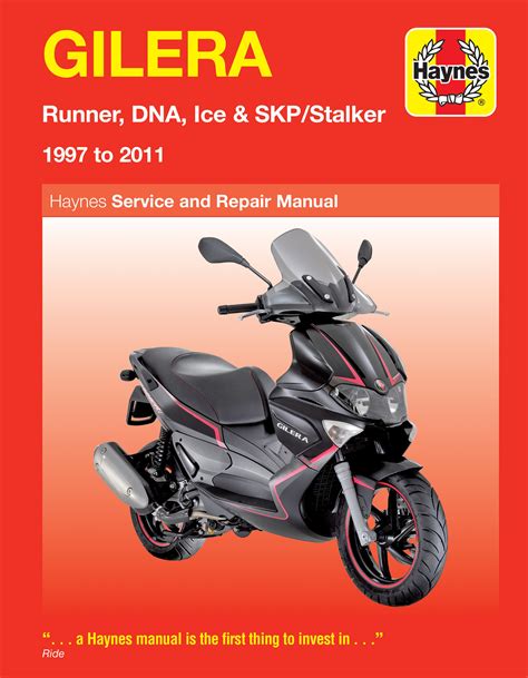 Gilera Dna 125 Dna 180 Service Repair Manual 2001 2003