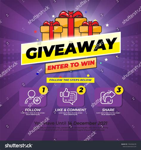 Giveaway Background Template