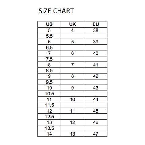 Givenchy Shoe Size Chart