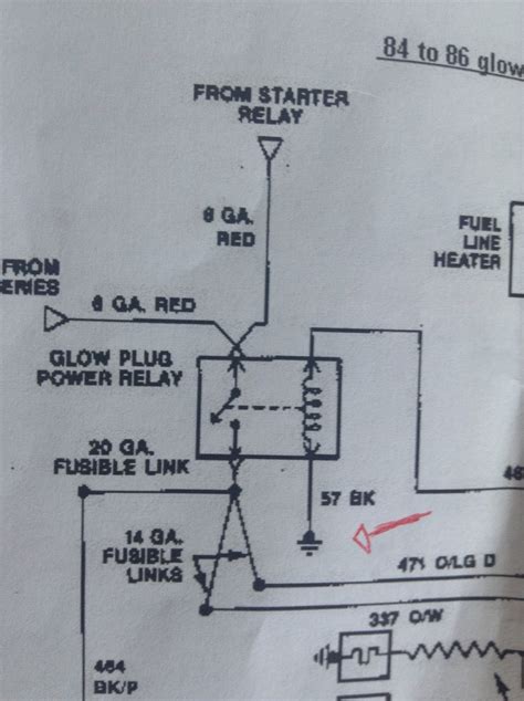 Glow Plug Relay Wiring Schematic