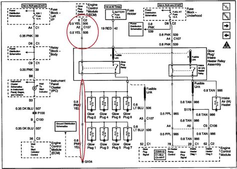 Glow Plug Wiring Diagram For A 03 Duramax