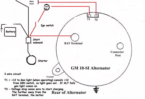 Gm 12si Alternator Wiring Diagram