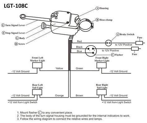 Golf Cart Turn Signal Switch Wiring Diagram