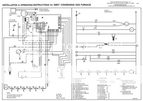 Goodman Manufacturing Wiring Diagrams For Gmnt080 4