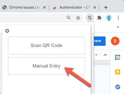Google Authenticator Manual Account Entry