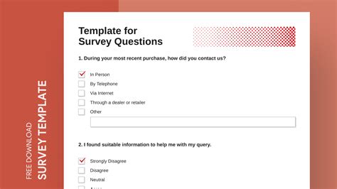 Google Doc Survey Template