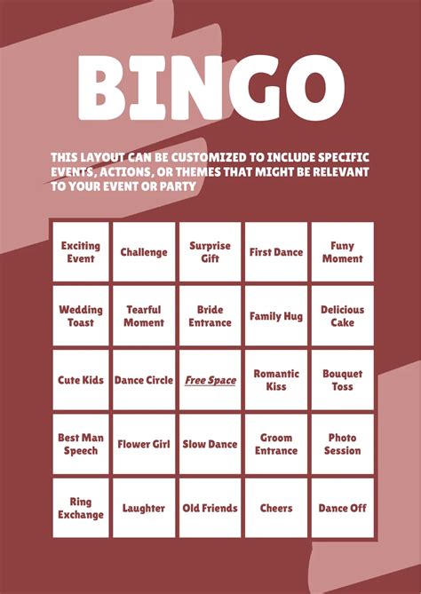 Google Docs Bingo Template
