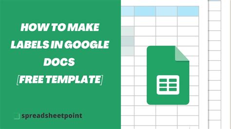 Google Docs Labels Template