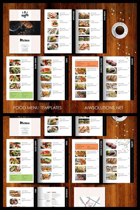 Google Docs Restaurant Menu Template