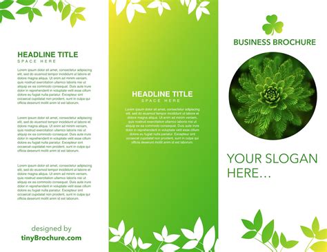 Google Docs Tri Fold Brochure Template
