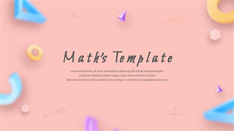 Google Slides Math Templates