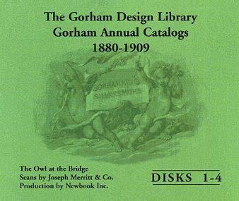 Gorham Design Library Gorham Annual Catalogs 1880-1909