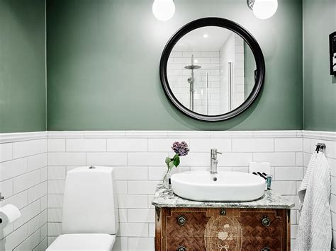 Grönt badrum: En oas av lugn och ro