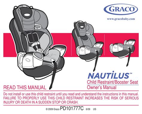 Graco Nautilus 3 In 1 Car Seat Owners Manual