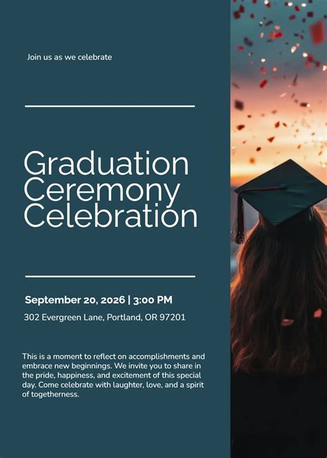 Grad Invite Template