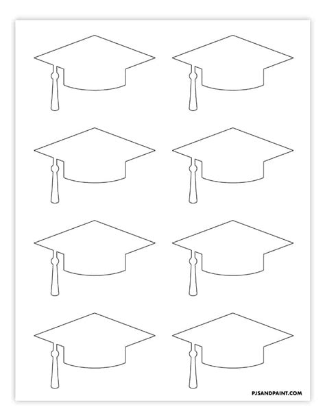Graduation Hat Printable Template