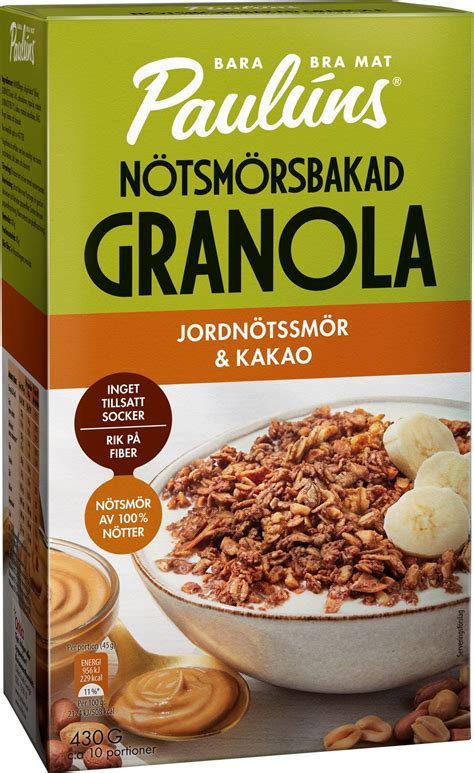 Granola Jordnötssmör: En Kraftfull Frukost för en Aktiv Livsstil