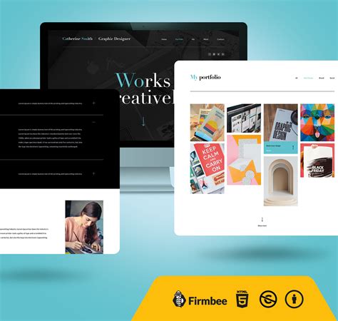 Graphic Design Portfolio Website Template