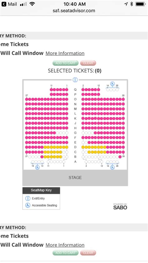 Greenwich Odeum Seating Chart