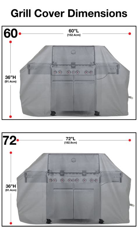 Grill Cover Size Chart