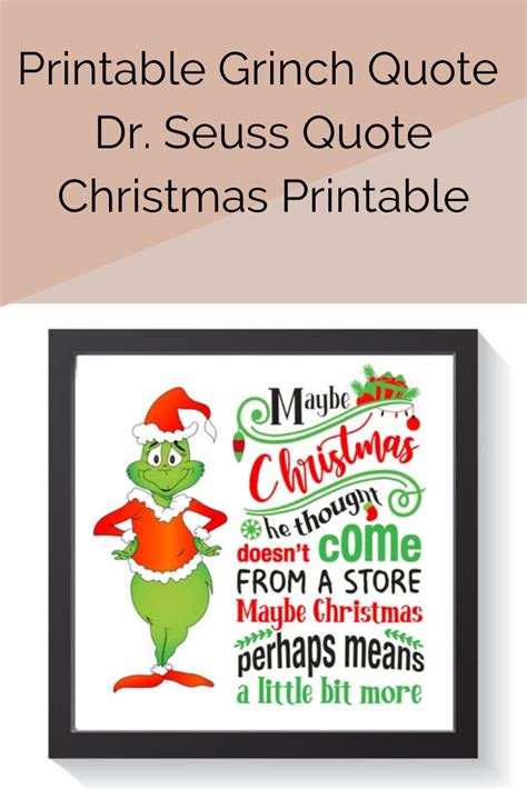 Grinch Quote Printable