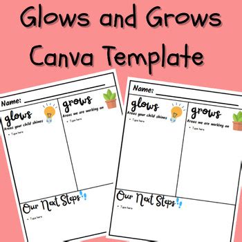 Grows And Glows Template