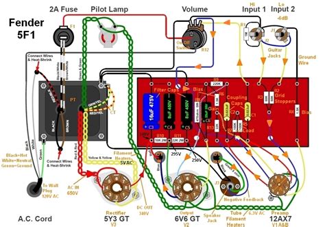 Guitar Amp Wiring Diagram