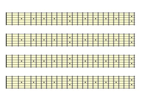 Guitar Neck Template