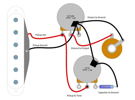 Guitar Wiring Diagram One Volume One Tone