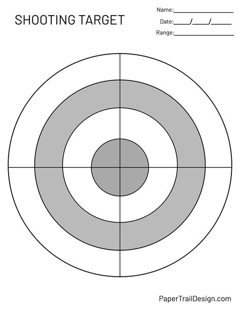 Gun Shooting Targets Printable
