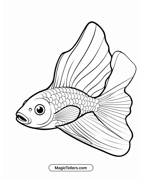 Guppy Coloring Pages
