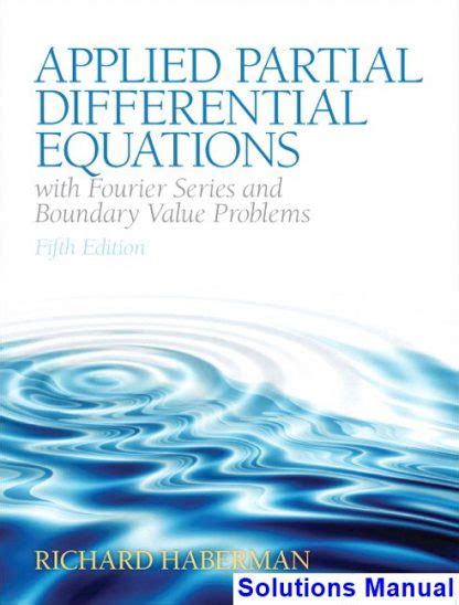 Haberman Applied Partial Differential Equations Solutions Manual