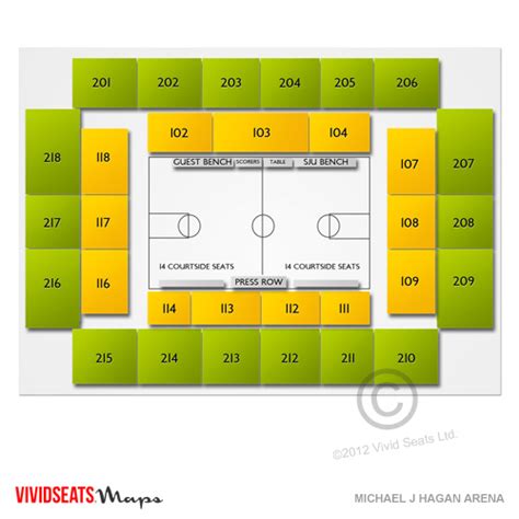 Hagan Arena Seating Chart