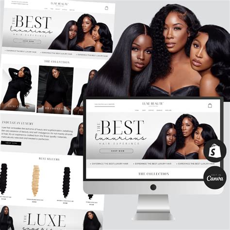 Hair Website Templates
