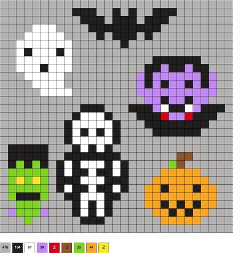 Halloween Perler Bead Patterns Printable