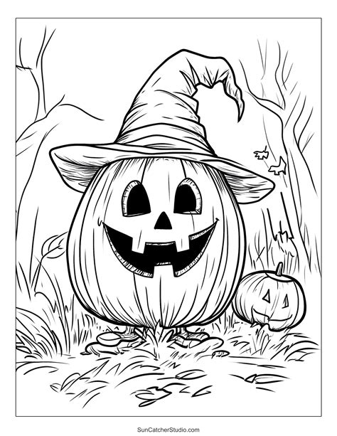 Halloween Pictures Printable Coloring