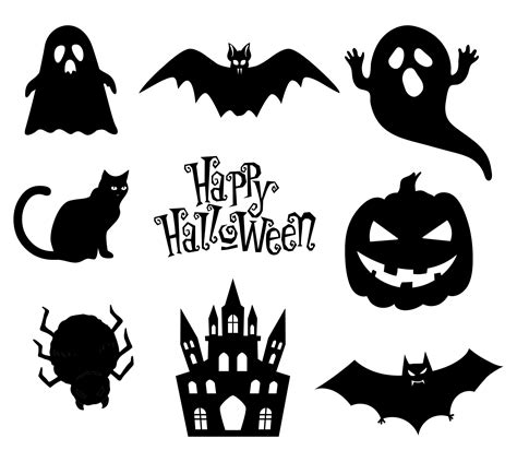 Halloween Silhouettes Free Printable
