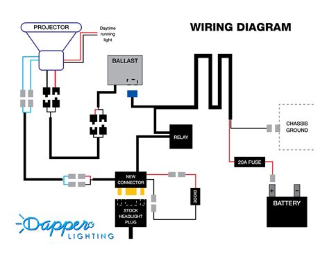 Halogen Headlight Wiring Diagram