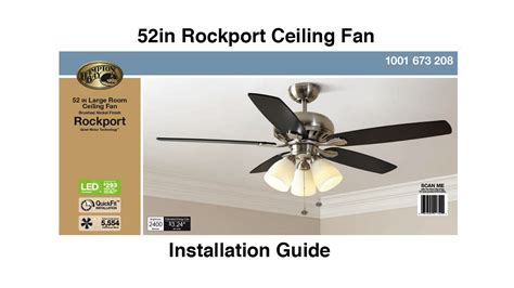 Hampton Bay Ceiling Fan Manual Ef200d