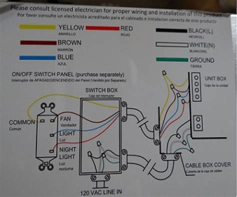 Hampton Bay Exhaust Fans Wiring Diagram