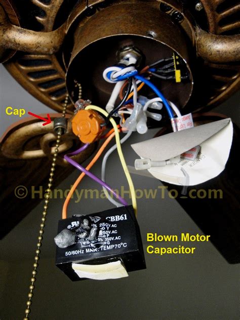 Hampton Bay Fan Switch Wiring Diagram With Capacitor