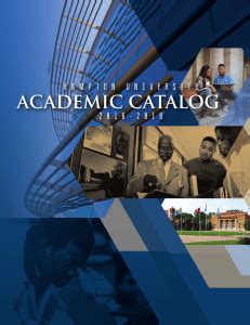 Hampton University Academic Catalog