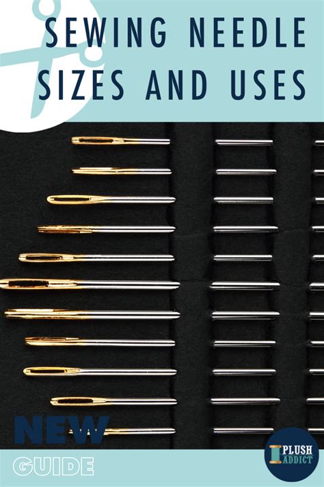 Hand Sewing Needle Sizes Chart