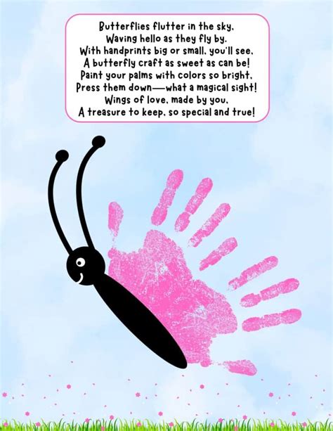 Handprint Butterfly Template