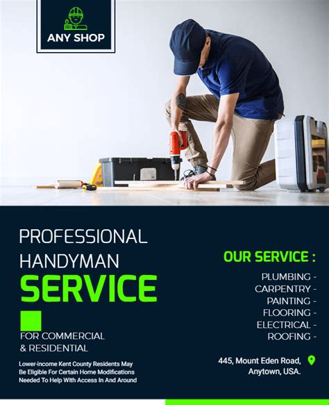 Handyman Advert Template