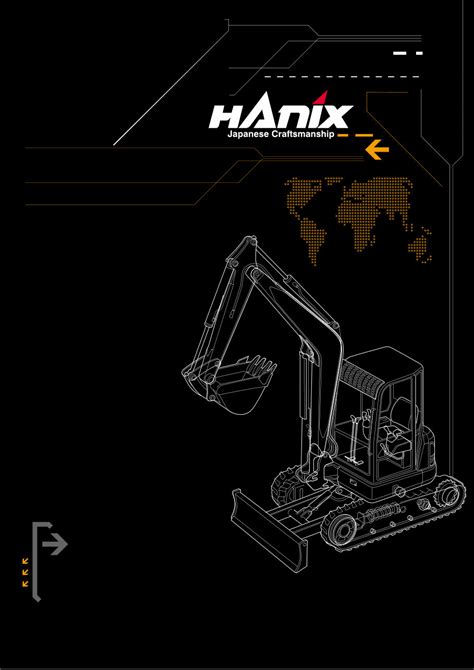 Hanix H55dr Mini Excavator Service And Parts Manual