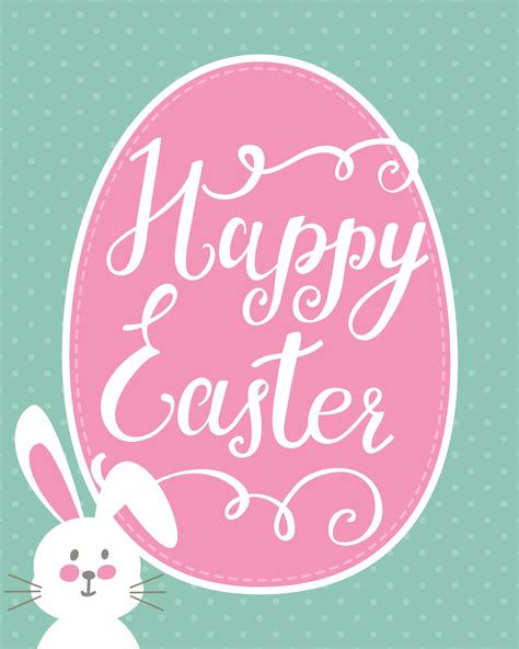 Happy Easter Free Printable
