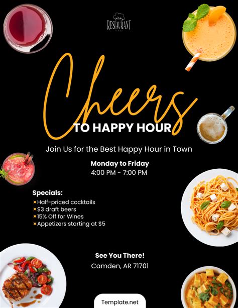 Happy Hour Flyer Template