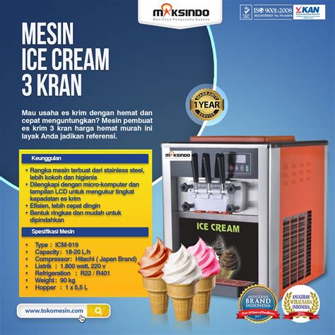 Harga Mesin Es Krim Cone Murah, Pasti Untung!