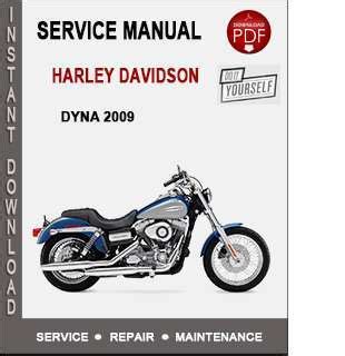 Harley Davidson Dyna 2009 Repair Service Manual Pdf